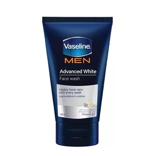 🔥ดีสุดๆ!! VASELINE MEN วาสลีน เมน โฟมล้างหน้า สูตรแอดวานซ์ ไวท์ (ขาว) 100 กรัม 🚚พร้อมส่ง!! 💨