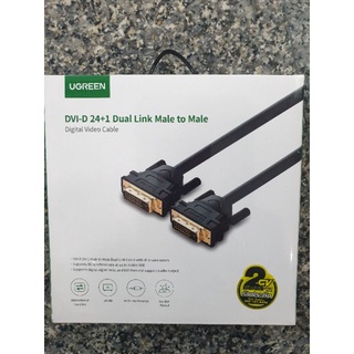 UGREENสาย DVI to DVI 24+1 Dual Link Malel to Maleความยาว 1.5 เมตร