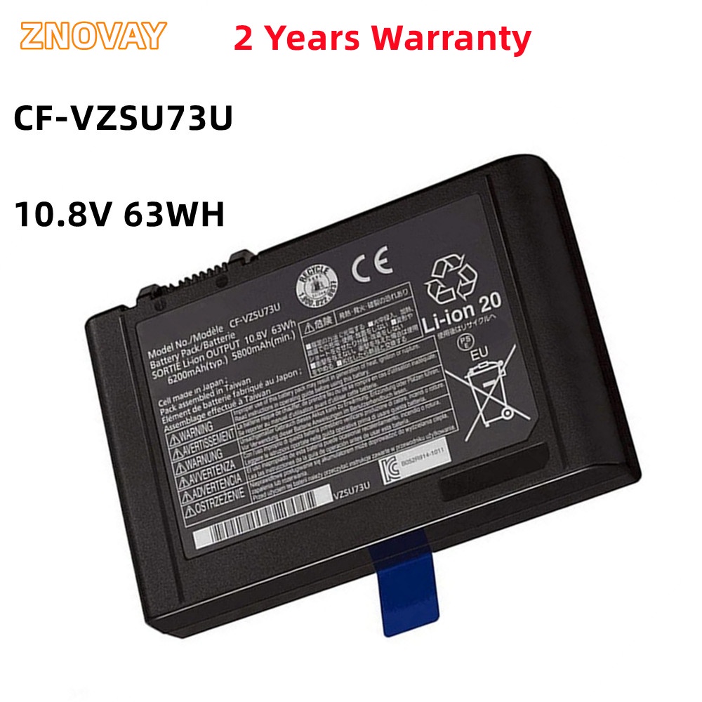 10.8V 63Wh 5800mAh CF-VZSU73SP CF-VZSU73R Battery For Panasonic Toughbook CF-D1 Mk1 Mk2 CF-D1GVDBYCA Vas6160a Notebook B