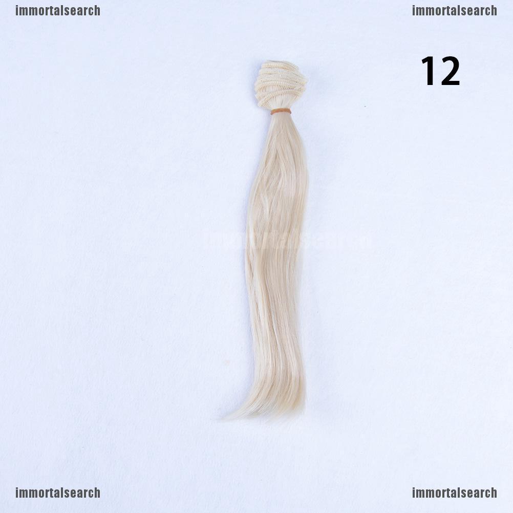 Yimm 25cm100cm High Temperature Wire Diy Straight Hair Wig For 13 14 16 Bjd Doll Ex - ken kaneki roblox hair