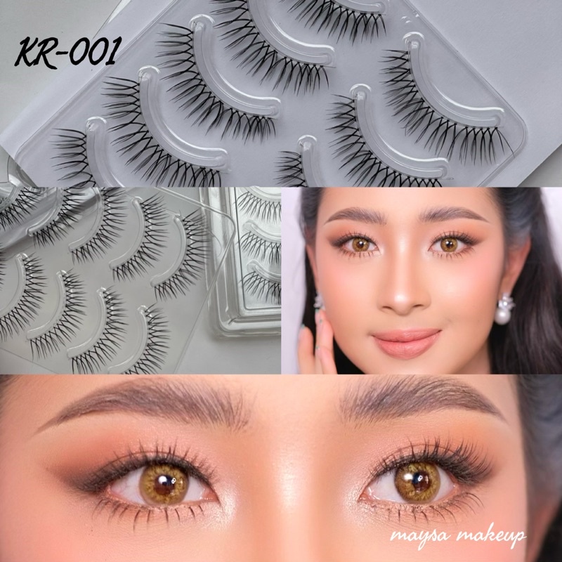 ขนตาปลอมสำหรับเจ้าสาวสไตล์เกาหลีเบอร์ kr-001-006