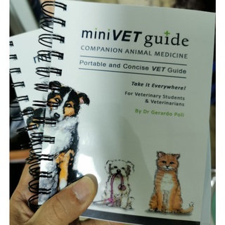 สำเนาหนังสือ mini VET Guide Companion Animal Medicine Portable and Concise VET Guide by Dr Gerardo Poll