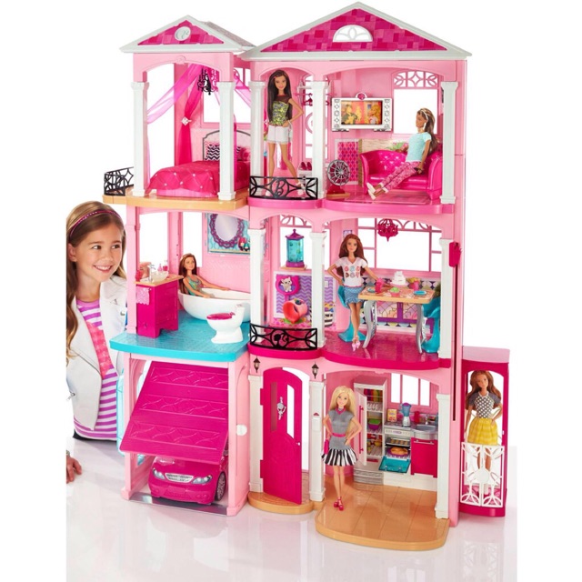 บ้านตุ๊กตาบาร์บี้ Barbie Dreamhouse บ้านบาร์บี้หลังใหญ่ มีเสียงและไฟ ลิขสิทธิ์แท้จากอเมริกา ราคาพิเศษรวมส่งเคอรี่