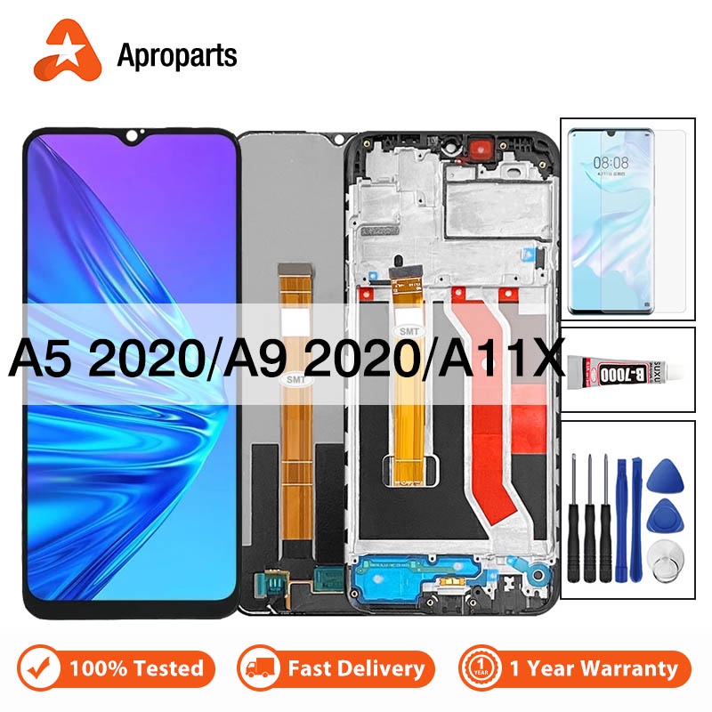 หน้าจอ LCD แบบเปลี่ยน สําหรับ OPPO A5 2020 CPH1931 A11X A9 2020 CPH1959 CPH1933 CPH1935 อะไหล่หน้าจอสัมผัส