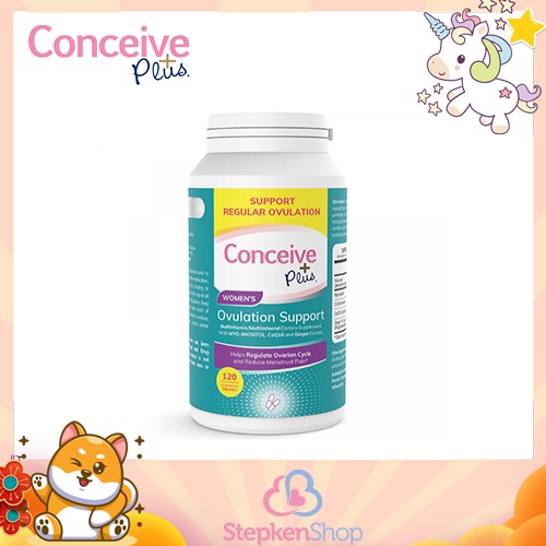 Conceive Plus Ovulation & PCOS Support 120 Caps (Myo Inositol )Exp.5/2025