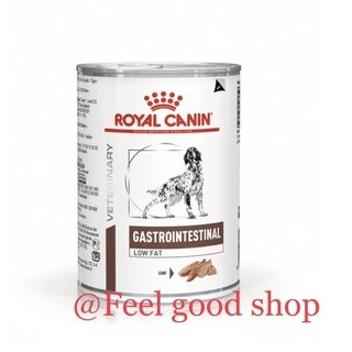 (12 กระป๋อง) Royal canin Gastro low fat intestinal (420g/กป) โรคตับอ่อนอักเสบหรือภาวะไขมันไนเล (Exp.06/2027)