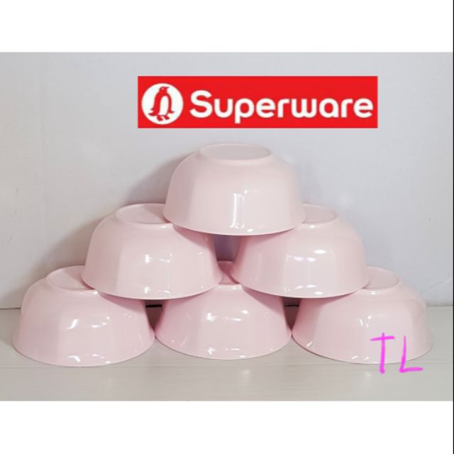 ชาม4.5"=6ชิ้น(ถ้วยแบ่งไม่มีกล่อง) สีโอลด์โรสคลาสิก ซุปเปอร์แวร์เกรดA เมลามีน100%ตรานกเพนกวิน เมลามีน
