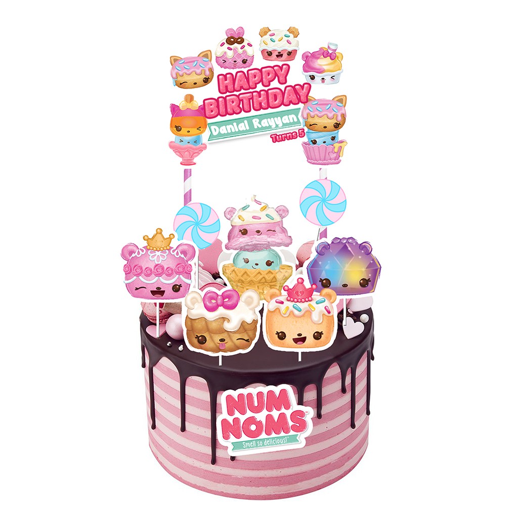 ชุดท็อปเปอร์เค้ก NUM NOMS