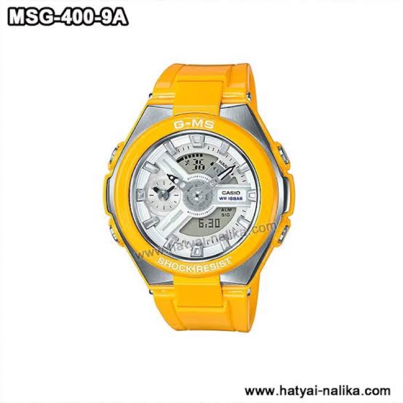 นาฬิกา Casio Baby-G G-MS "G-Steel Lady" MSG-400G series รุ่น MSG-400-9A