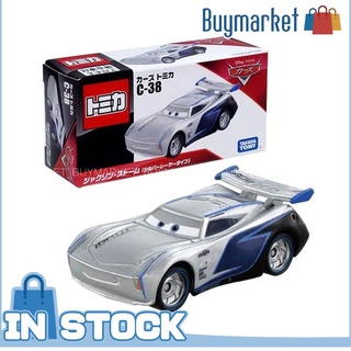 [ของแท้] Tomica Takara Tomy Dis Ney Pixar C-38 Jackson Sto RM (Silver Racer) Diecast Car Car