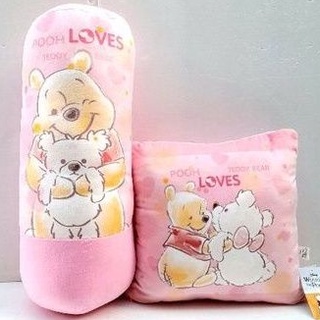 หมอนหมีพูห์ หมอนข้างหมีพูห์ หมอนอิง หมอนรองคอ POOH LOVE TEDDY BEAR