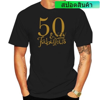 เสื้อยืด พิมพ์ลาย 50Th Birthday 50 And Fabulous Crown King Made In 1969 สําหรับผู้ชาย