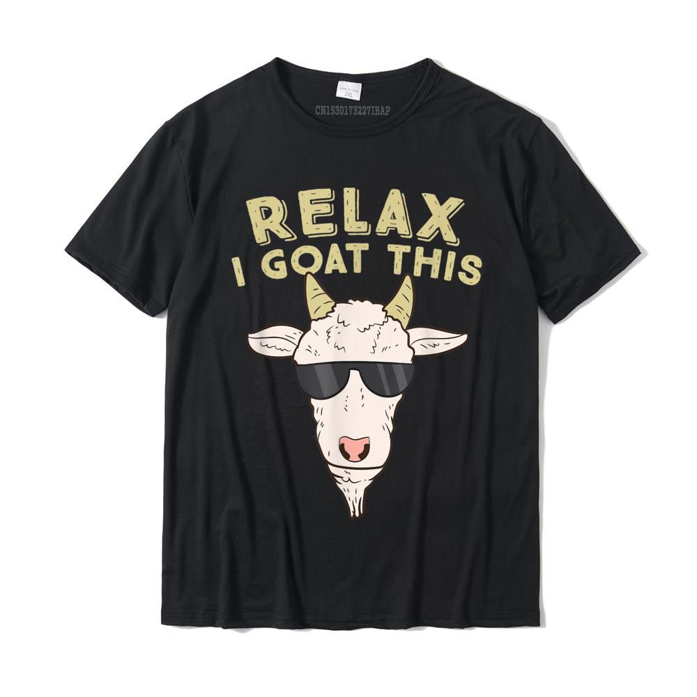 เสื้อยืดผ้าฝ้าย พิมพ์ลายการ์ตูนแพะ I Goat This Funny Goat แฟชั่นฤดูร้อน สําหรับผู้ชาย