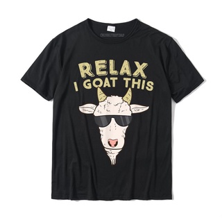เสื้อยืดผ้าฝ้าย พิมพ์ลายการ์ตูนแพะ I Goat This Funny Goat แฟชั่นฤดูร้อน สําหรับผู้ชาย