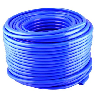FREE HOME สายยาง สายยางม้วนทึบ PVC 5/8"x100 ม. สีน้ำเงิน ระบบน้ำ รดน้ำ