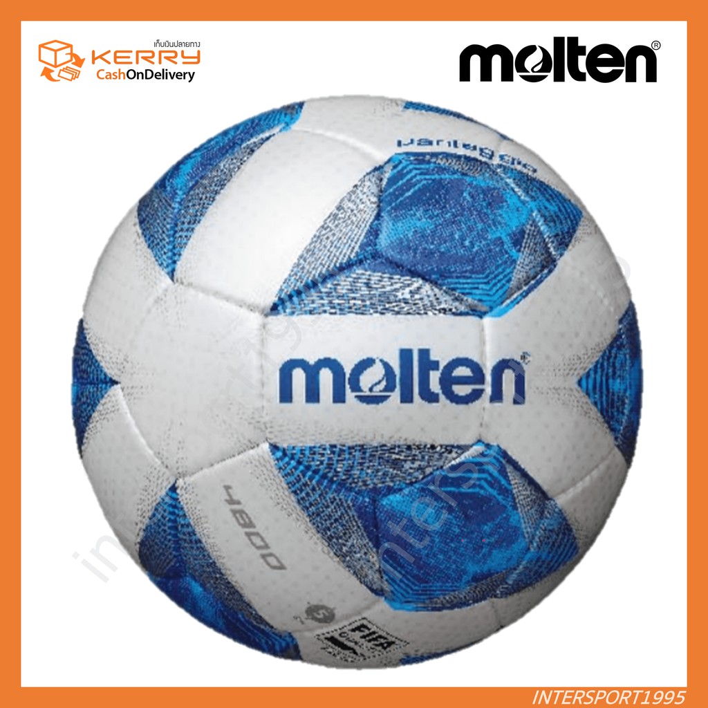 ลูกฟุตบอล MOLTEN F5A4800 เบอร์ 5 หนัง PU
