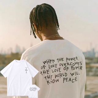 ใหม่ เสื้อยืดลําลอง สําหรับผู้ชาย แขนสั้น คอกลม พิมพ์ลาย Travis Scott Awesome Asap Rocky ทรงหลวมS-5XL