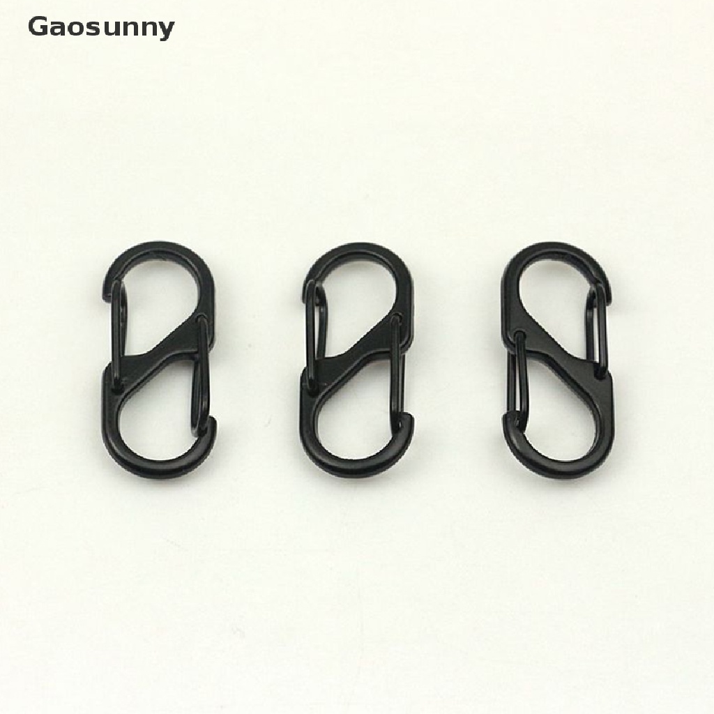 Gaosunny ตะขอล็อคพวงกุญแจสแตนเลส S Type Carabiner #6
