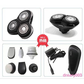 Dreary003 Philips อุปกรณ์เสริมใบมีดโกนหนวดไฟฟ้า แปรงทําความสะอาดจมูก RQ1250 RQ310 S5000