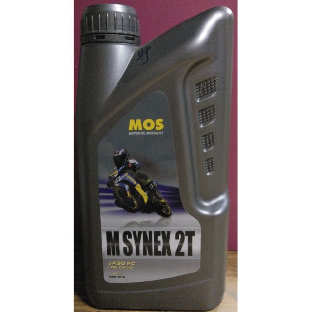 MOTORSIKAL MINYAK 2T MOS M Synex 1L MOTORCYCLE OIL 2T MOS M Synex 100% 1LITER ยี่ห้อ MOS คุณภาพสูง