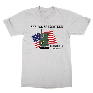 เสื้อยืด Cotton Comfortเสื้อยืดผ้าฝ้าย พิมพ์ลาย Spruce Springsn Pun Rock Music ของขวัญคริสต์มาสขนาดเต็มS-5XL