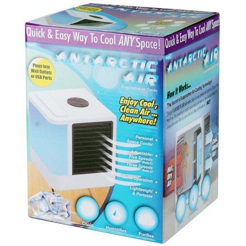 แอร์พกพา พัดลมไอเย็น พกพา Antarctic air Evapolar Air Cooler รุ่น AntracticAir08D-J1