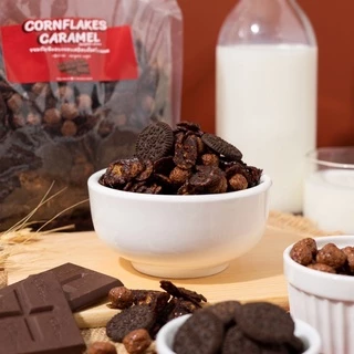 Chocolate Cornflakes - คอนเฟลกคาราเมลเคลือบช็อกโกแลตเข้มข้น ถุงใหญ่ 500 กรัม รับประกันความอร่อย ‼️