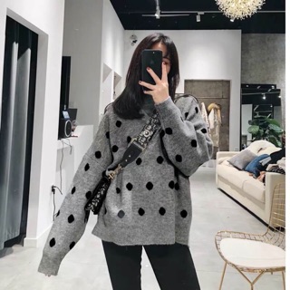 ไหมพรมสวมจุดผ้านิ่ม **สินค้าพร้อมส่ง**