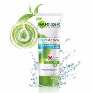 GARNIER SKIN NATURALS Pure Active MATCHA DE-TOX FOAM 100 g.