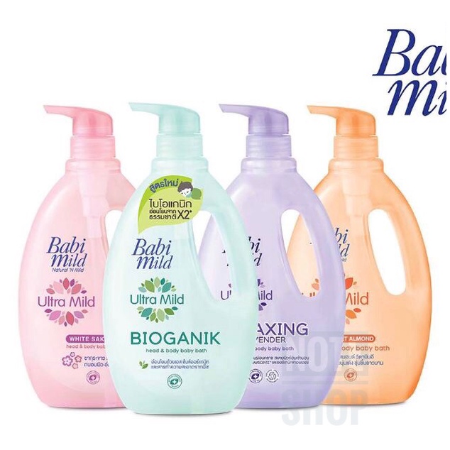 Babi Mild head&body 800 ml เบบี้มายด์ อัลตร้ามายด์ ขนาด 800 มล.