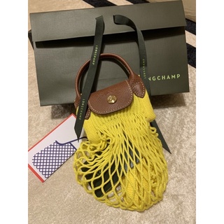 Longchamp new Filet ตาข่าย สินค้าของแท้ไม่แท้ยินดีคืนเงินเต็มจำนวน