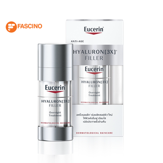 Eucerin Hyaluron [HD] Filler Overnight Treatment 30ml ยูเซอริน ไฮยาลูรอน เซรั่มบำรุงผิวหน้า ลดเลือนริ้วรอย