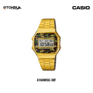 Casio Digital  นาฬิกาข้อมือชาย/หญิงรุ่น A168WEGC ประกันศูนย์CMG1ปี