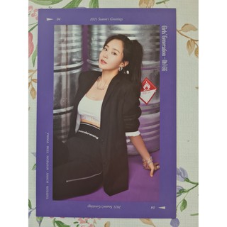 [พร้อมส่ง] โปสการ์ดปฏิทิน ยูริ Yuri Girls Generation Oh!GG 2021 Seasons Greetings Postcard Calendar