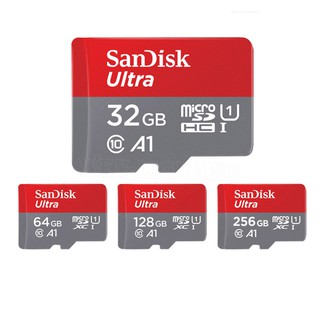 การ์ดหน่วยความจำการ์ดหน่วยความจํา Microsd Tf / Sd Card Class 10 Uhs - 1 256 Gb