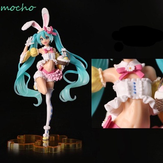 Mocho โมเดลฟิกเกอร์ PVC รูปปั้นอนิเมะ Megurine Kagamine Hatsune Miku ของเล่น สําหรับเก็บสะสม