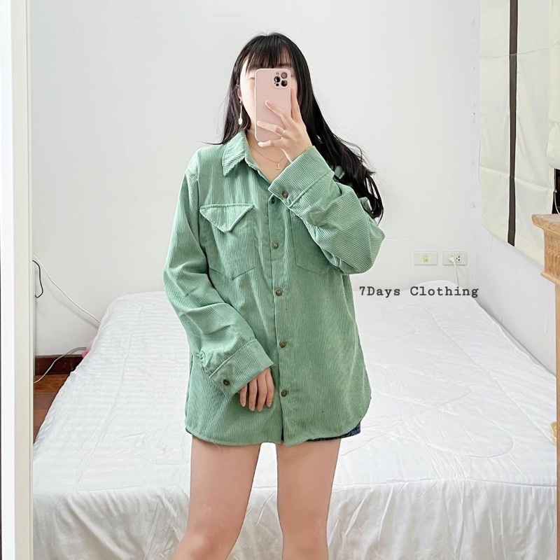 7Days Clothing : เสื้อลูกฟูกโอเวอร์ไซส์