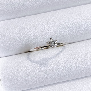 vela.cheeva : *silver925 / cz star ring แหวนเงินแท้ แหวนดาว