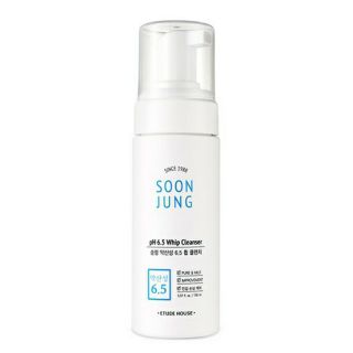 Etude House Soon Jung pH 6.5 Whip Cleanser 150ml, 250ml, 350ml / Refill 150ml