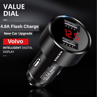 Volvo ที่ชาร์จ USB 4.8A แบบชาร์จเร็ว สําหรับ รถบรรทุก วอลโว่ 940/S80/XC60/S40/XC40/XC90/S60/850/240/V40/S70/V50/740/XC40/V70/FM/FM 12