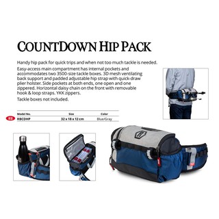 กระเป๋า คาดเอว RAPALA Countdown รุ่น RBCDHP Hip Pack