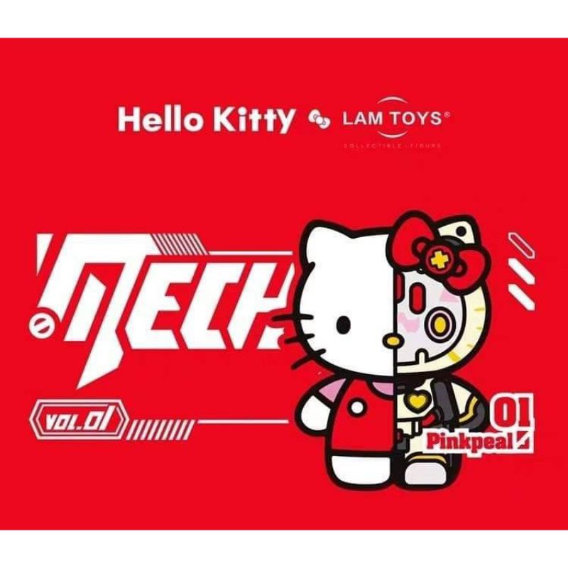 แท้ 💯 [พร้อมส่ง] Lamtoy X Hello Kitty คิดตี้ครึ่งหุ่นยนต์