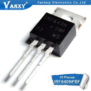 10pcs IRF640NPBF TO220 IRF640N TO-220 IRF640 Power MOSFET new and original