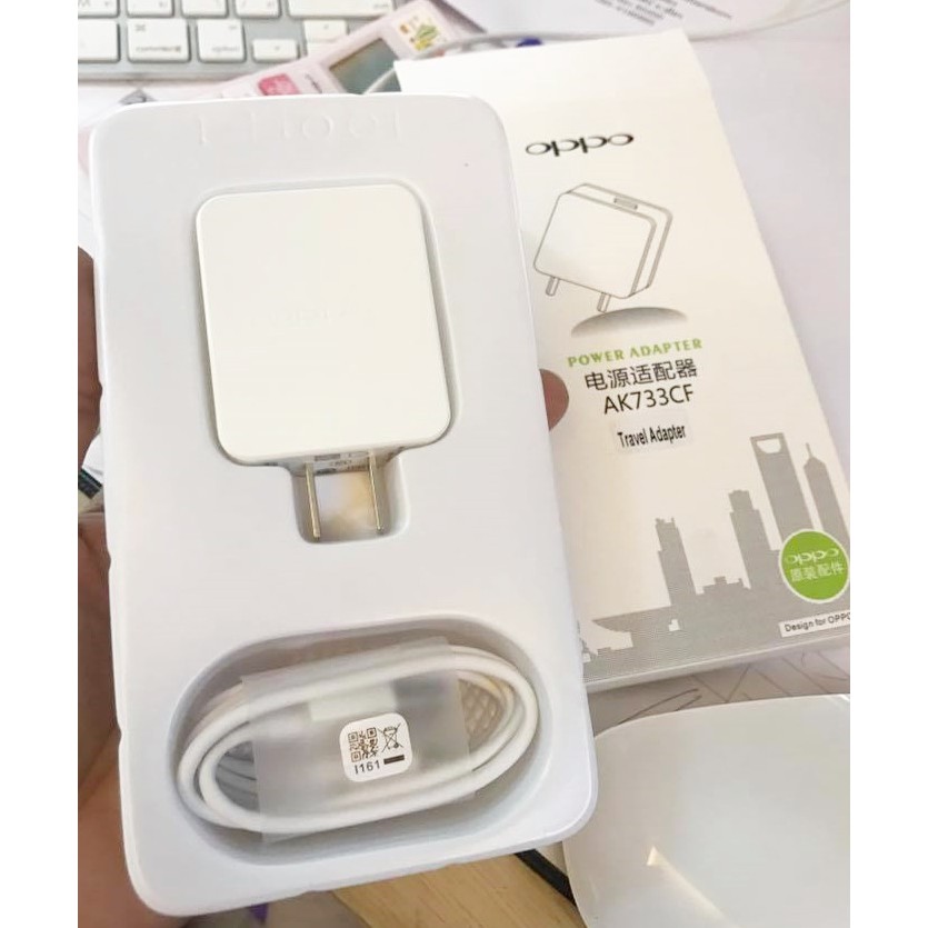 ชุดชาร์จแท้ OPPO หัว+สายชาร์จแท้ AK733CF จากศูนย์แท้ .สินค้าแนะนำค่ะ