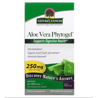Natures Answer Aloe Vera Phytogel 250 mg, 90 Veggie Caps