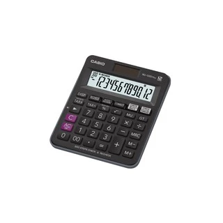 Casio Calculator เครื่องคิดเลข คาสิโอ รุ่น MJ-120D PLUS-BK แบบตั้งโต๊ะ เหมาะสำหรับร้านค้า 12 หลัก สีดำ