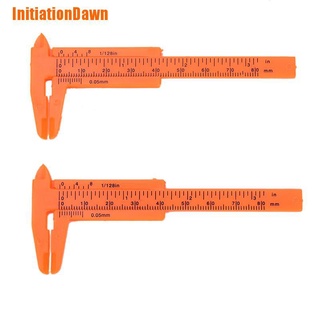 Initiationdawn&gt; ไม้บรรทัดพลาสติก ขนาดเล็ก 80 มม. 1