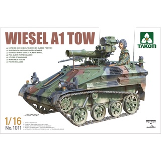 พลาสติก โมเดล ประกอบ TAKOM สเกล 1/16 Wiesel A1 TOW (1011)