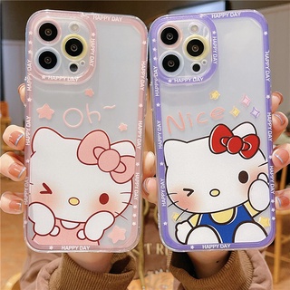 เคสโทรศัพท์มือถือแบบนิ่ม ใส ลายเฮลโล คิตตี้ สําหรับ OPPO reno 5 pro 6 7pro 7Z 5Z 4Z 4F 5F A55 reno5 pro reno7pro reno4Z reno5Z reno7Z reno4F reno5F reno6 4G reno5 F 5G