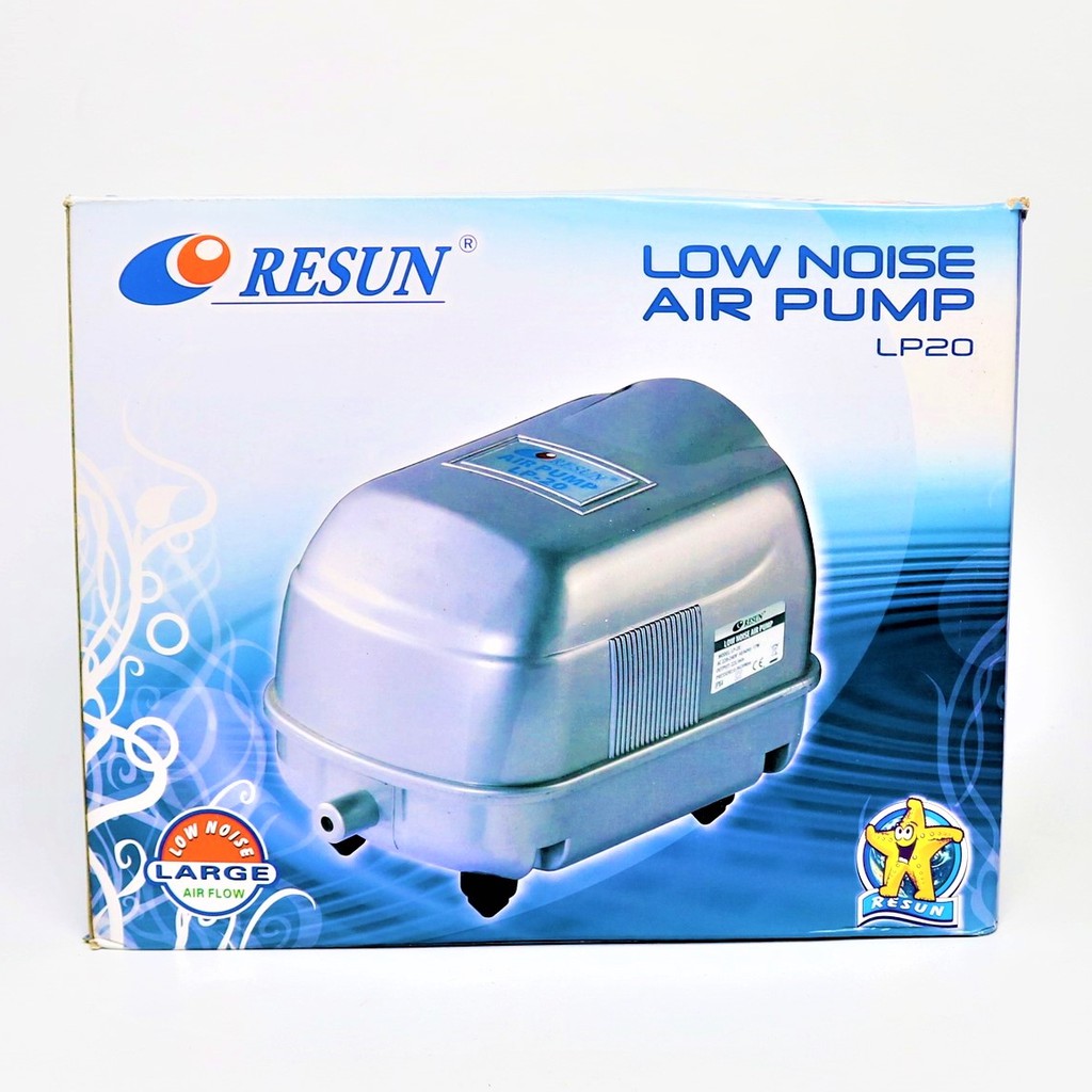 ปั๊มลม Resun LP-20 (ปั๊มลม เสียงเงียบ ของแท้จากบริษัท) ราคา ถูกที่สุด ดีลบีเคเค แกลเลอรีภาพที่ 2